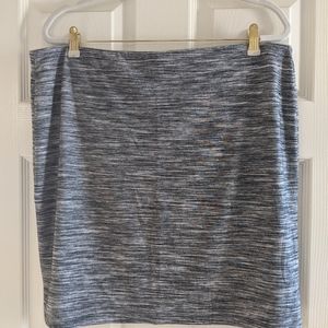 Apt. 9 Skirt, Lined, Grey (black/white marled), Size XL, EUC